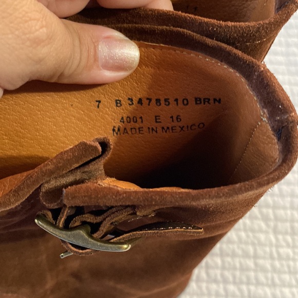 NWT Wmns Frye Natalie Mid Engineer Boots - Picture 6 of 9